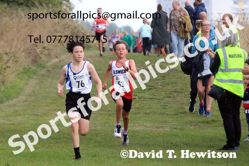 Boys and Girls under-13s 2022 Farringdon Cross Country, Sunderland, Saturday, Sept. 3rd. Photo: David T. Hewitson/Sports for All Pics